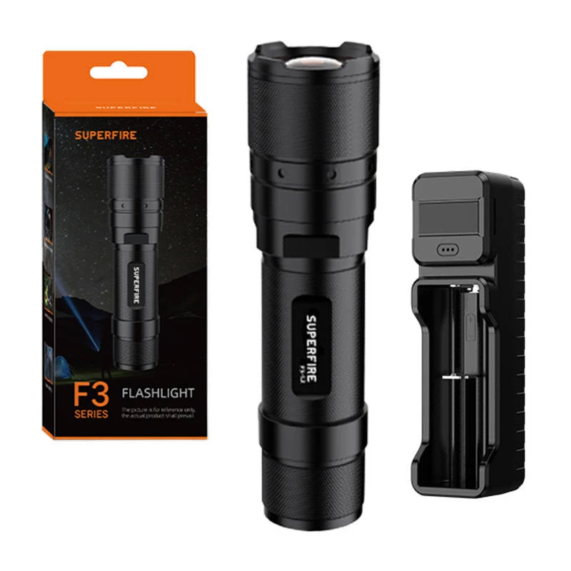 Taschenlampe Superfire F3-L2, 570 lm