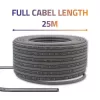 Netzwerk-Patchkabel QOLTEC Cat6 UTP Kupferkabel, 25 m, grau