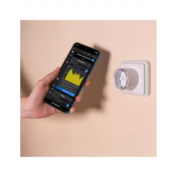 Smart-Steckdose Shelly Plug S Gen3 — Wi‑Fi-Smart-Steckdose mit Energieüberwachung, Typ F, 110–230 V, 2500 W, weiß