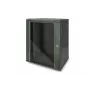 DIGITUS Dynamic Basic DN-19 16-U-EC-SW - Schrank - Netzwerkschrank - geeignet für Wandmontage - RAL 9005 - 16U - 48,3 cm (19 inch)