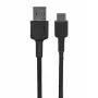 USB-A-auf-USB-C-Kabel AUKEY CB-CD30 0,9 m – Schwarz, geflochten, USB PD 3.0, 0,48 Gbit/s