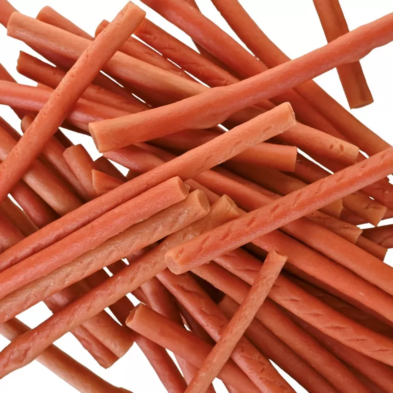 Hundeleckerli PETITTO Soft rabbit fingers — Hasengeschmack-Soft-Kaustreifen für Hunde, 500 g, Trainingsleckerli, ausgewachsen, sojafrei, glutenfrei