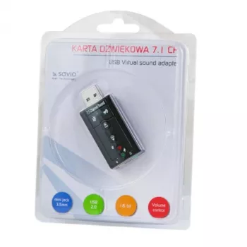 Savio AK-01 Audiokarte 7.1-Kanäle USB