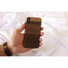 Smartphone-Hülle man and wood für iPhone X/XS — fango schwarz