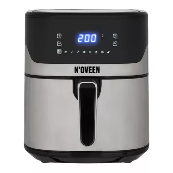 Heißluftfritteuse NOVEEN AF550 — 6,5 l Fassungsvermögen, 1600 W, bis zu 200°C, 8 Programme