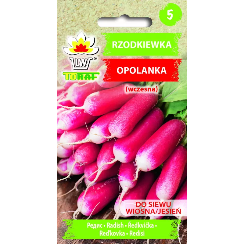 Opolanka Radieschen Toraf Gemüsesamen, 10g Packung