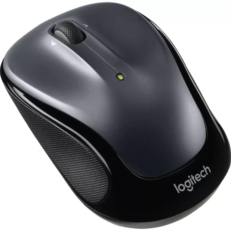 LOGITECH M325s Maus beidhändig optisch 5 Tasten kabellos 2,4 GHz USB Nano-Empfänger dunkelgrau