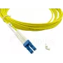 Lichtwellenleiterkabel CBO SFP3138BU20MK — 20 m, LSZH-Mantel, G.657.A1, 2x LC auf 2x E-2000 APC, gelb