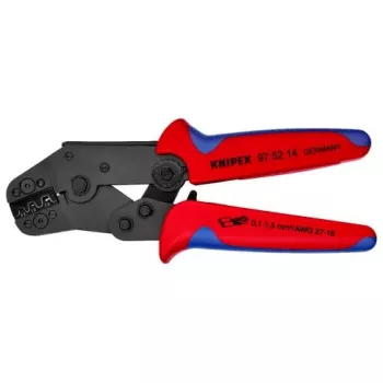 Knipex 97 52 14 Crimpzange unisoliert, offene Verbinder 0,10 bis 1,5 mm²