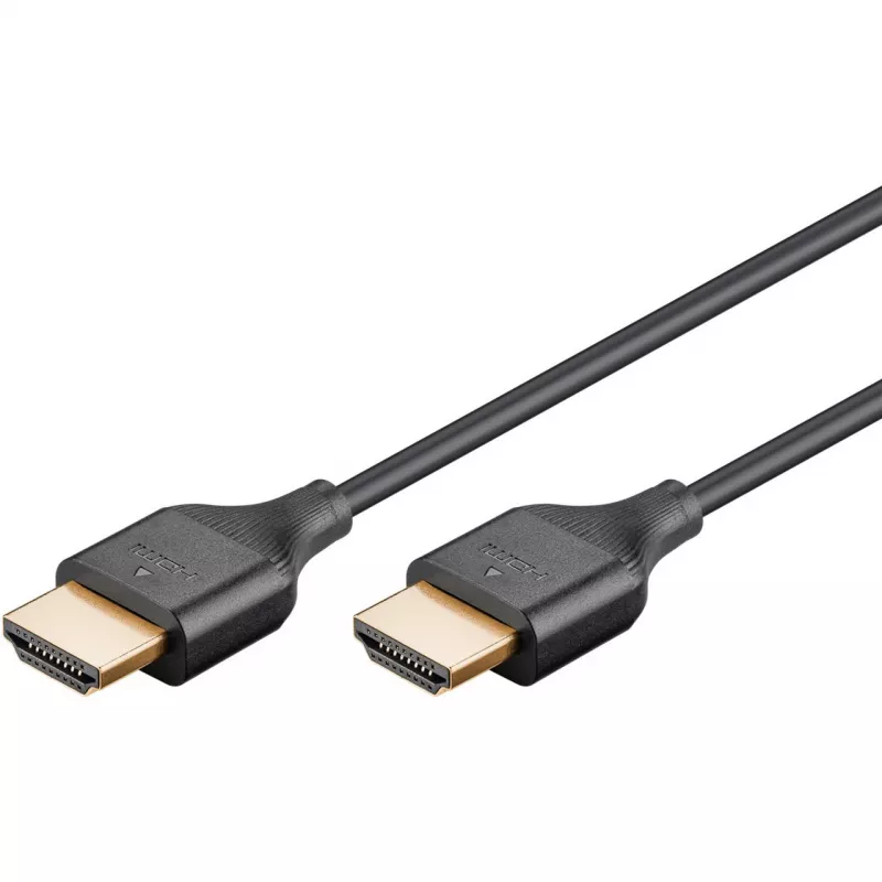 HDMI-Kabel WENTRONIC Slim 75295 — 4K 60Hz, schlankes Design