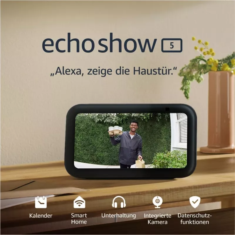 Smart Speaker Amazon Echo Show 5 (3rd Gen), Schwarz