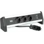 BACHMANN Desk1 3x Schutzkontaktsteckdose, USB-Ladegerät, GST18 0,2m