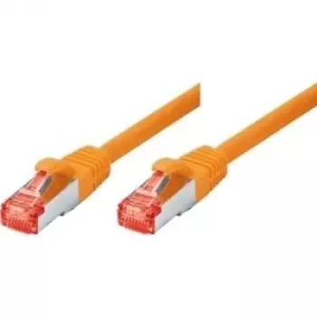 Tecline exertis Connect - Patchkabel - RJ-45 (M) auf RJ-45 (M) - 5 m - SSTP-Kabel - CAT 6 - Halogenfrei - orange (71505A)