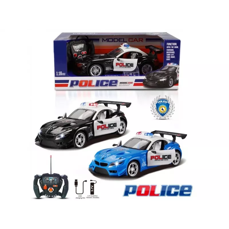 Madej R/C Polizeiauto mit Licht und zu öffnender Tür – ferngesteuertes Modell