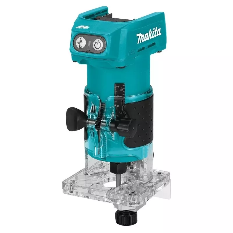 DRT52Z Makita 18V LXT Akku-Bürstenlos-Oberfräse 6 mm (1/4 Zoll) - Grundgerät