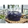 Gusseisen-Kokotte Staub 4,25 L, 29 cm, blau