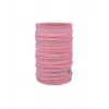 Multifunktionales Kinder-Bandana Buff Merino Lightweight – einfarbig Rosenrosa, nahtlose Merinowoll-Kopfbedeckung für Kinder
