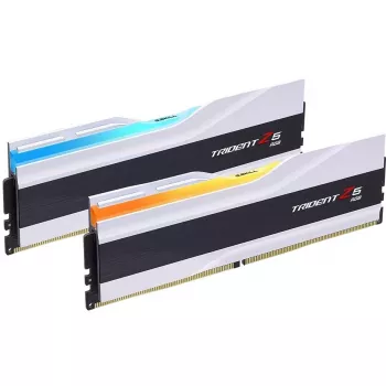 DIMM 64 GB DDR5-6400 (2x 32 GB) Dual-Kit, Arbeitsspeicher weiß, F5-6400J3239G32GX2-TZ5RW, Trident Z5 RGB, INTEL XMP