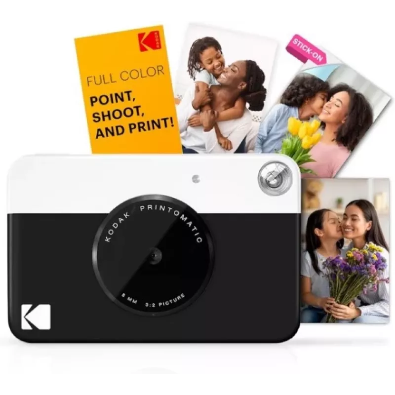Kodak PRINTOMATIC Sofortbildkamera, 2x3 Zoll, Schwarz