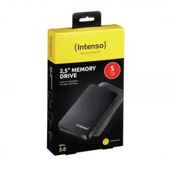 Intenso Memory Drive 5TB 2,5-Zoll tragbare Festplatte, Schwarz
