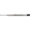 Kugelschreibermine Faber-Castell 148740 — Kugelschreibermine, mittlere Spitze, schwarze Tinte, metallischer Korpus, 1 Stück