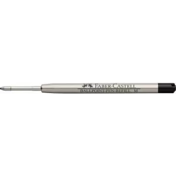 Kugelschreibermine Faber-Castell 148740 — Kugelschreibermine, mittlere Spitze, schwarze Tinte, metallischer Korpus, 1 Stück