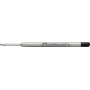 Kugelschreibermine Faber-Castell 148740 — Kugelschreibermine, mittlere Spitze, schwarze Tinte, metallischer Korpus, 1 Stück