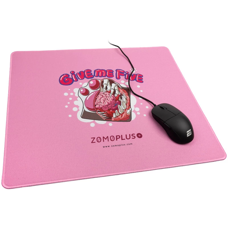 ZOMOPLUS Give Me Five Gaming-Mauspad, 500x420mm - rosa