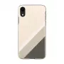 Handyhülle man and wood für iPhone XR gray suit Schwarz — Schutzhülle