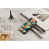 Handyhülle iKins für iPhone XS Max — Mosaikmuster, schwarz