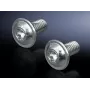 Schrauben Rittal SZ 2504.500 M6, 12 mm Länge, metallische Oberfläche, Packung mit 300