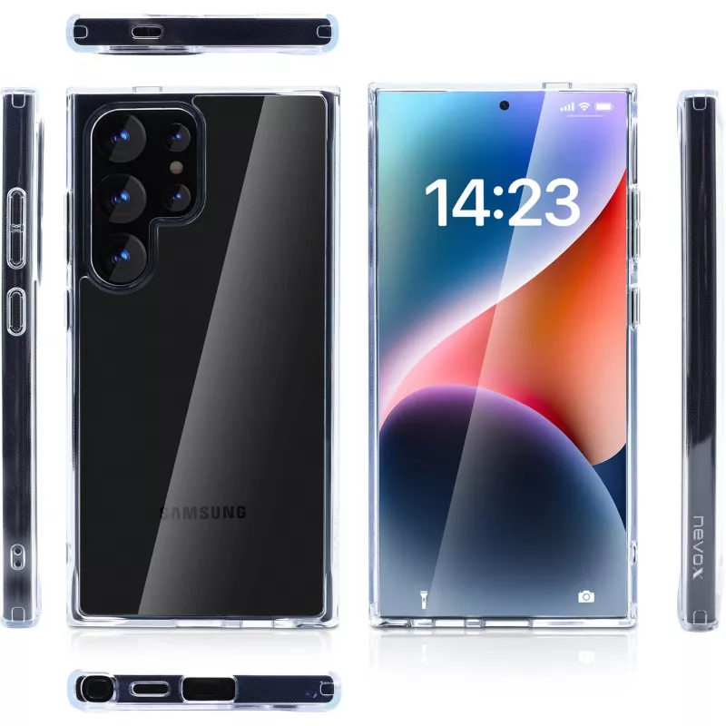 StyleShell SHOCKFlex, Handyhülle transparent, Samsung Galaxy S24 Ultra