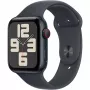 Apple Watch SE GPS + Cellular 44mm Mitternacht Aluminiumgehäuse mit Mitternacht Sportarmband – M/L (MXGM3QF/A)