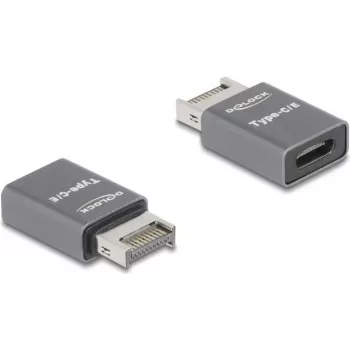 Kabel Gender Changer DeLOCK 67234 USB Typ-E auf USB Typ-C Grau