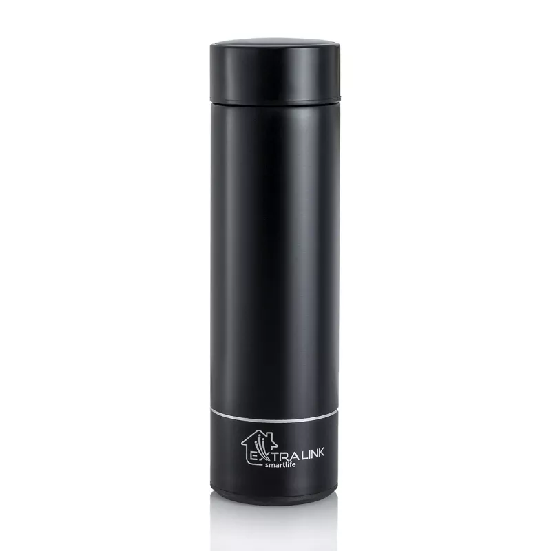 Extralink Smart Travel Mug Schwarz, Thermobecher mit LED-Anzeige