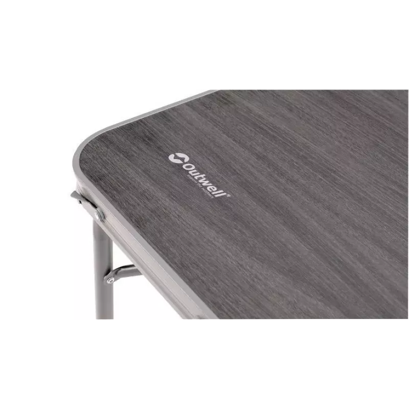 Outdoor-Tisch Outwell Coledale L — Aluminiumrahmen, Harzplatte, 800 × 1200 mm, 8,4 kg, grau