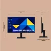 Samsung S27D304GAU Computermonitor 68,6 cm (27 Zoll) 1920 x 1080 Pixel Full HD LED Schwarz