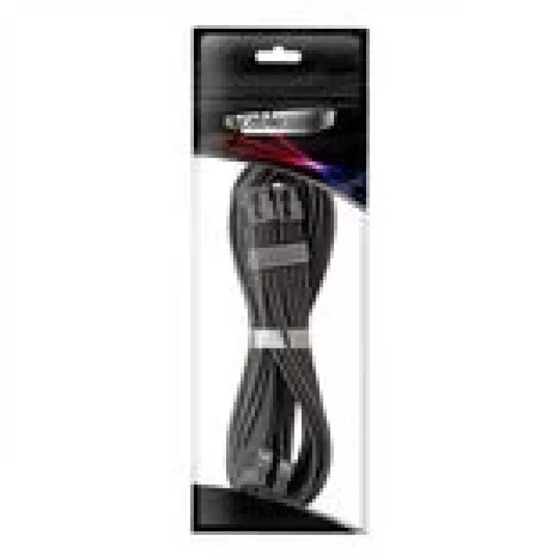 CableMod C-Series Pro ModMesh gebrücktes PCIe-Stromkabel 8+8‑Pin, 60 cm, schwarz