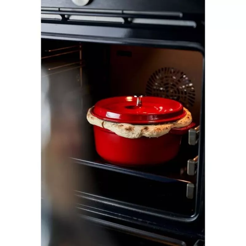 Einzeltopf Staub Cocotte 24 cm Kirsche