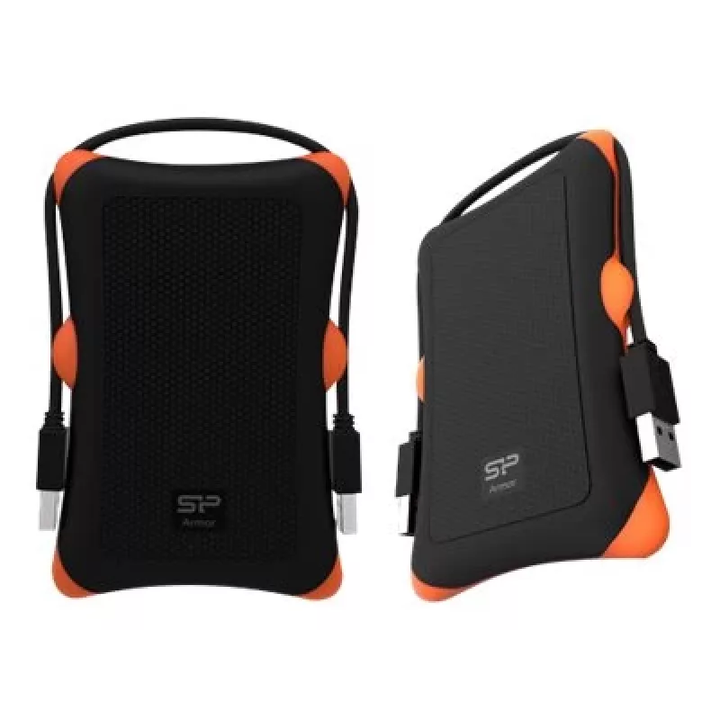 HDD/SSD-Gehäuse Silicon Power Armor A30, 2,5 Zoll Single-Bay, USB 3.2 Gen 1, Micro-USB A, orange/schwarz