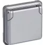 Schuko-Steckdose Legrand Soliroc 077834 IP44 grau, wetterfeste Steckdose