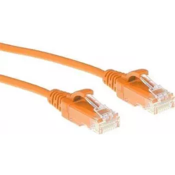 ACT Orange 2 m LSZH U/UTP CAT6 Datacenter-Slimline-Patchkabel mit RJ45-Steckern