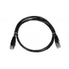 LAN-Patchkabel Extralink Cat5e FTP 1 m, F/UTP geschirmt, RJ-45 auf RJ-45, schwarz