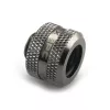 XSPC Connector G1/4 zu 14mm Hardtube, schwarz chrom - 8 Stück