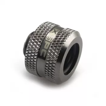 XSPC Connector G1/4 zu 14mm Hardtube, schwarz chrom - 8 Stück