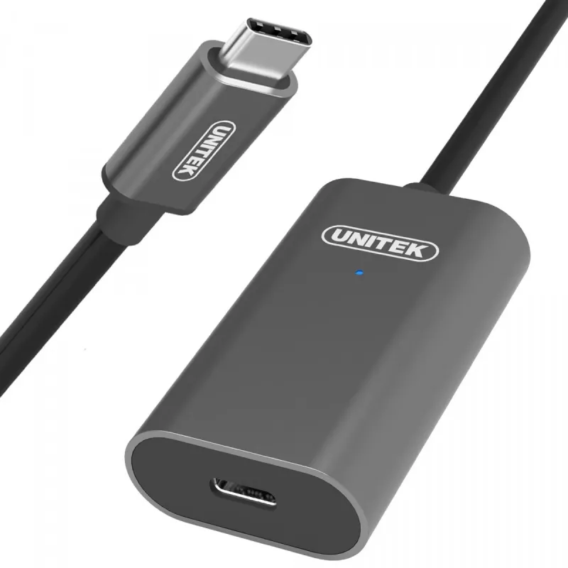USB-Kabel UNITEK U305A 5m USB 3.2 Gen 1 USB C Grau