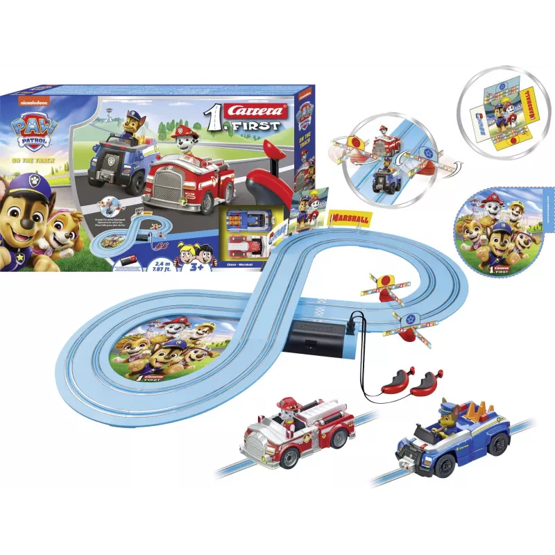 Spielzeugrennbahnen CARRERA FIRST Paw Patrol On the Track Modell 20063056 — Kinder-Slotcar-Set