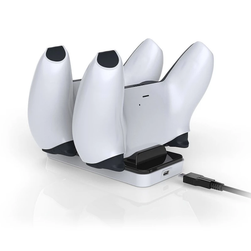 Ladestation SUBSONIC SA5608 für PlayStation-5-Controller mit zwei Schnellladeplätzen und LED-Anzeigen