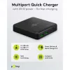 GOOBAY Multiport USB-C PD GaN Tischladegerät 65 W, schwarz