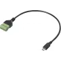 Renkforce USB-2.0-Adapterkabel [1x 2.0-Stecker Micro-B – 1x Klemmanschluss] RF-6443956 30 (RF-6443956)